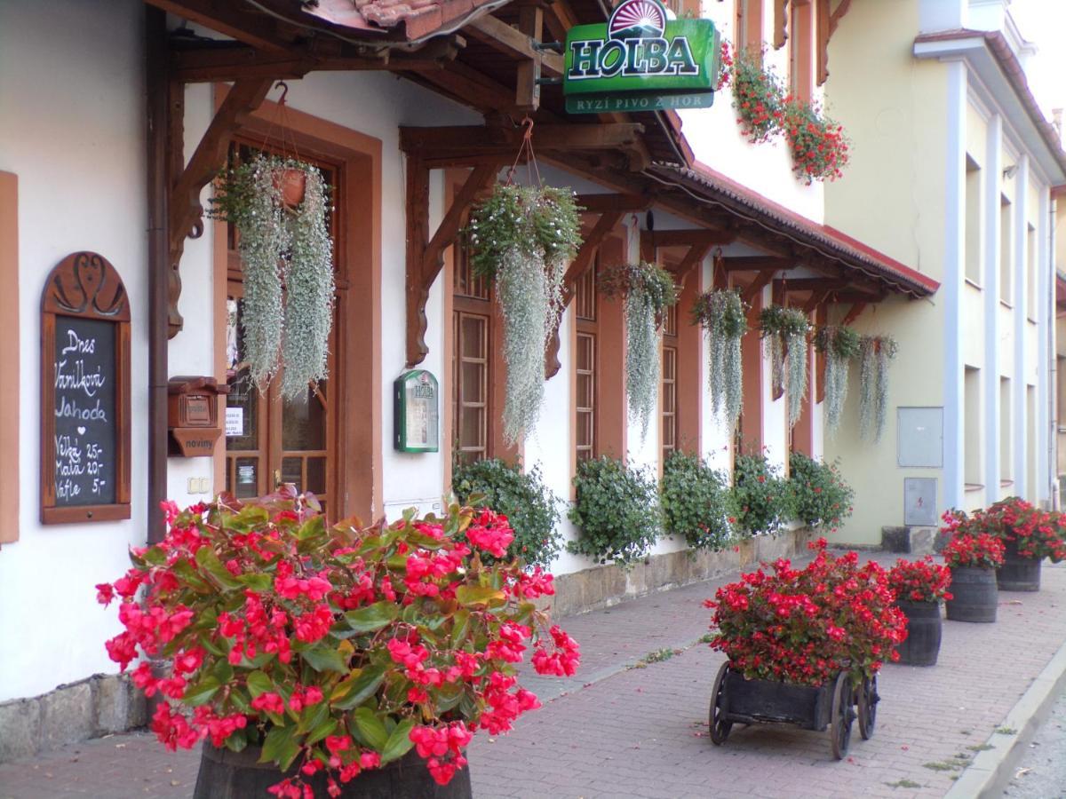 Penzion Restaurace u Helferů Libuň Exterior foto